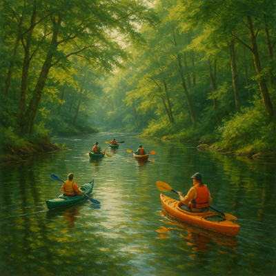 canoe down the river