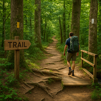 A group of people on a guided eco-tour observing wildlife along the Lumber River